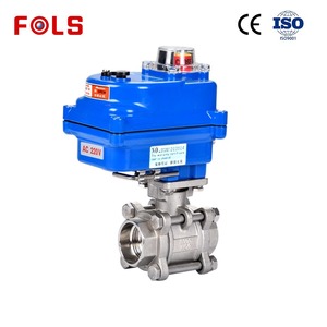 DN15 24VDC สแตนเลส 304 ตัวกระตุ้นบอลเกลียวควบคุมการไหลแบบ 3 ชิ้น - Product Image 5