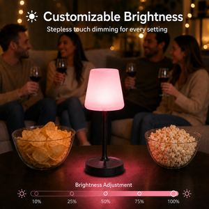 Waterproof LED Table Lamp Raindrop Shade Solar <b>Light</b> Metal Torchiere Lamp for Bathroom Patio Garden - Product Image 2