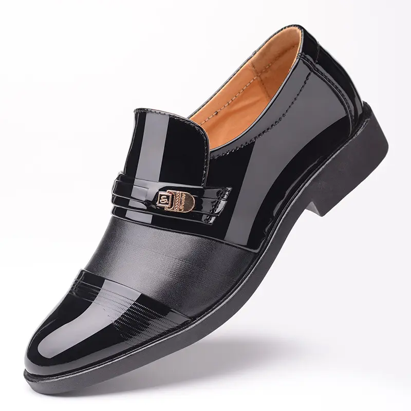 China Fábrica Vendedor Anti-slip Dress Shoes & Sapatos Oxford Homem 38-48 # Black & Brown Sapatos de Tamanho Grande para o Homem de Negócios