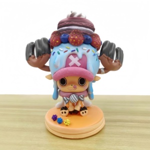 Figura de Acción de Postre Especial Navideño, 1 Pieza, PVC, Escala 1:18, <span class=keywords><strong>Tony</strong></span> <span class=keywords><strong>Tony</strong></span> <span class=keywords><strong>Chopper</strong></span>, Linda Figura de Pastel, con Vitrina, Regalo de Navidad - Product Image 5