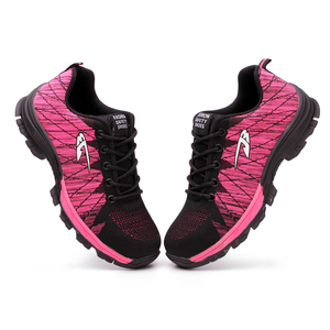 <span class=keywords><strong>Scarpe</strong></span> da Lavoro Industriali Antiscivolo con Suola in Gomma, Sneakers Protettive con Punta in Acciaio per Donne, <span class=keywords><strong>Scarpe</strong></span> Antinfortunistiche Rosa - Product Image 3