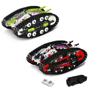 Mold King 13153-13154 MOC Crawler Racing Car APP telecomando Building Blocks giocattoli mattone per regalo per bambini