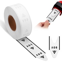 Rouleau de tickets de numérotation à 2 chiffres pour distributeur de tickets K-T, 2000 reçus par rouleau, système de file d'attente 000-999