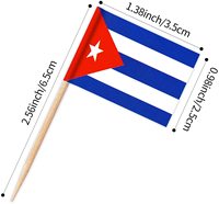 Grosir Bendera Tusuk Gigi Kuba Baru dan Tusuk Gigi Bendera Mini Kecil untuk Dekorasi Pesta