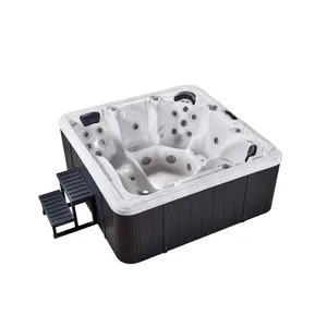 Freestanding above bathtubs with hydrotherapy soft hot tub spa outdoor