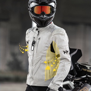 Combinaison de course respirante d'été pour hommes, accessoires de <span class=keywords><strong>moto</strong></span>, <span class=keywords><strong>veste</strong></span> de protection pour la route - Product Image 5