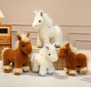 ตุ๊กตาโพนี่มาสคอตสั่งทำพิเศษ ตุ๊กตาโพนี่นุ่มนิ่มน่ารัก ตุ๊กตาโพนี่นำโชค <span class=keywords><strong>ของ</strong></span>ขวัญสำหรับเด็ก และของตกแต่งบ้าน - Product Image 1