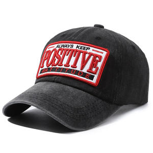 หมวกแก๊ปทรงทรัคเกอร์ผ้าฝ้าย 100% ล้างสีสไตล์วินเทจ 6 แผง ทรงเบสบอล ปีกโค้ง ตัวล็อคโลหะ ใช้ได้ทุกฤดู เหมาะสำหรับกิจกรรมกลางแจ้ง - Product Image 2