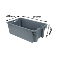 QS usine conteneur de pêche nid de pile grand conteneur de transport de poisson pour poisson vivant