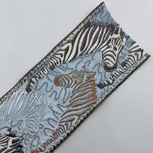 Accessori di abbigliamento in pizzo ricamato con animali in stile retrò nastro intrecciato con nastro intrecciato in jacquard - Product Image 5