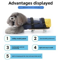 Sac de transport pliable à 4 roues pour animaux de compagnie, en tissu léger et imperméable, personnalisé en usine, pour scooter de mobilité, capacité 9 kg