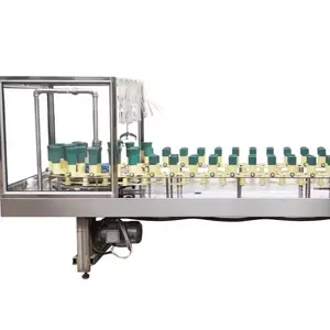 Điện tự động và bán tự động máy giặt 2000-4000 BPH để làm đầy và niêm phong nước trái cây bia Pet bao bì thủy tinh