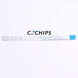 FFC0.5B-15P-100-4-8 FFC Cable (Flexible Flat Cable) P=0.5mm Connector 15P 0.5mm Reverse 10cm - Product Image 1