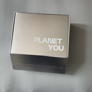 Cajas de Envío de Cartón Corrugado Plateadas de Lujo con Cierre de Cremallera, Resistentes a Arañazos, con Impresión de Logotipo Personalizado - Product Image 3