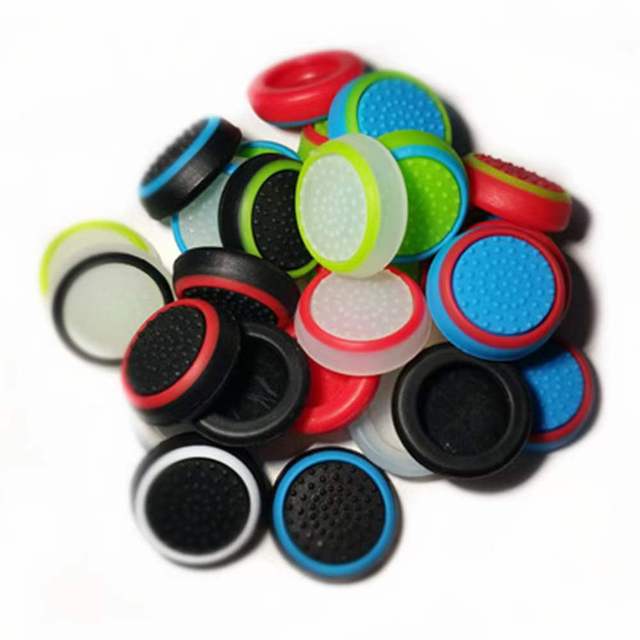 Silicone Thumb Grips Analog Joystick Cover for Ps5 / Ps4 / Xbox One Game Controllers Accessories