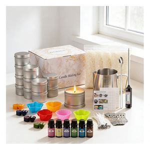 Emballage de bougies personnalisé avec logo, récipient blanc haut de gamme, mélange de parfums, programme d'évaluation de vente au détail, édition de luxe - Product Image 3
