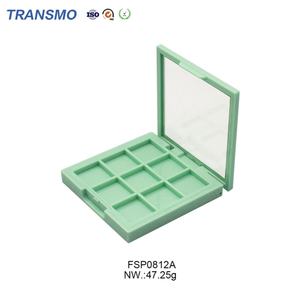 Boîte vide pour palette de fards à paupières, palette de maquillage personnalisée OEM 9 couleurs avec couvercle transparent - Product Image 4