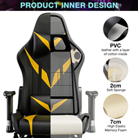 Chaise de jeu de luxe Scorpion avec RGB, 1 pièce, livraison gratuite
