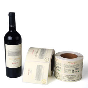 ملصقات تعبئة وتغليف طباعة ذاتية اللصق مخصصة حسب الطلب للبيع بالجملة ملصقات حمراء مطبوعة - Product Image 6