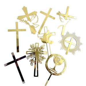 Proveedor <span class=keywords><strong>de</strong></span> Adornos para Pasteles, Reutilizables, <span class=keywords><strong>de</strong></span> Alta Calidad, para Bautizo Infantil, <span class=keywords><strong>Decoración</strong></span> <span class=keywords><strong>de</strong></span> Pasteles con Temática <span class=keywords><strong>de</strong></span> Paloma y Cruz - Product Image 2