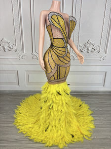 Novance Y4842-C Prodotti di Tendenza 2025 Nuovi Arrivi Abito <span class=keywords><strong>da</strong></span> <span class=keywords><strong>Sera</strong></span> Lungo Lussuoso con Piume Outfit <span class=keywords><strong>da</strong></span> Club per Donne <span class=keywords><strong>Sexy</strong></span> - Product Image 4