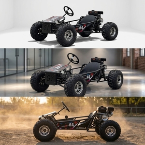 Go-Kart de Carreras Monoplaza a Gasolina de 212cc, 4 Tiempos, Transmisión por Cadena, Frenos de Disco Hidráulicos, Llantas de 10 Pulgadas para Adultos - Uso en Exteriores - Product Image 1