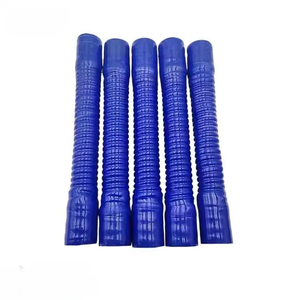 Factory Customization Molding High Temperature Resistant Corrugated Silicone Rubber Steel Wire Hose for Automotive <b>Coolant</b> Use - Product Image 1