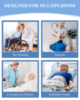 Bande de transfert patient personnalisée pour lit d'hôpital et soins aux personnes âgées