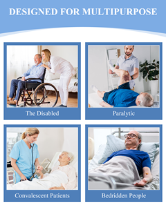 Bande de transfert patient personnalisée pour lit d'hôpital et soins aux personnes âgées - Product Image 4