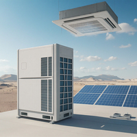 Climatiseur solaire AC/DC de type central VRF, respectueux de l'environnement, anti-explosion, faible coût d'entretien, connexion automatique de l'unité intérieure
