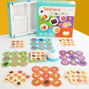 Giochi di battaglia a 4 giocatori in legno per bambini giochi di allenamento per la capacità di pensiero e reazione del bambino set di giochi per il tempo della famiglia felice - Product Image 2