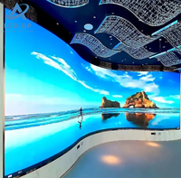 Écran LED incurvé LEDIUP pour studio de tournage mural, écran LED flexible pour discothèque, écran LED mince pour DJ