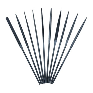Jeu de limes à aiguilles industrielles japonaises de haute qualité TSUBOSAN, à extrémité conique, ensembles de 5 à 12 pièces, pour ébavurage - Product Image 3