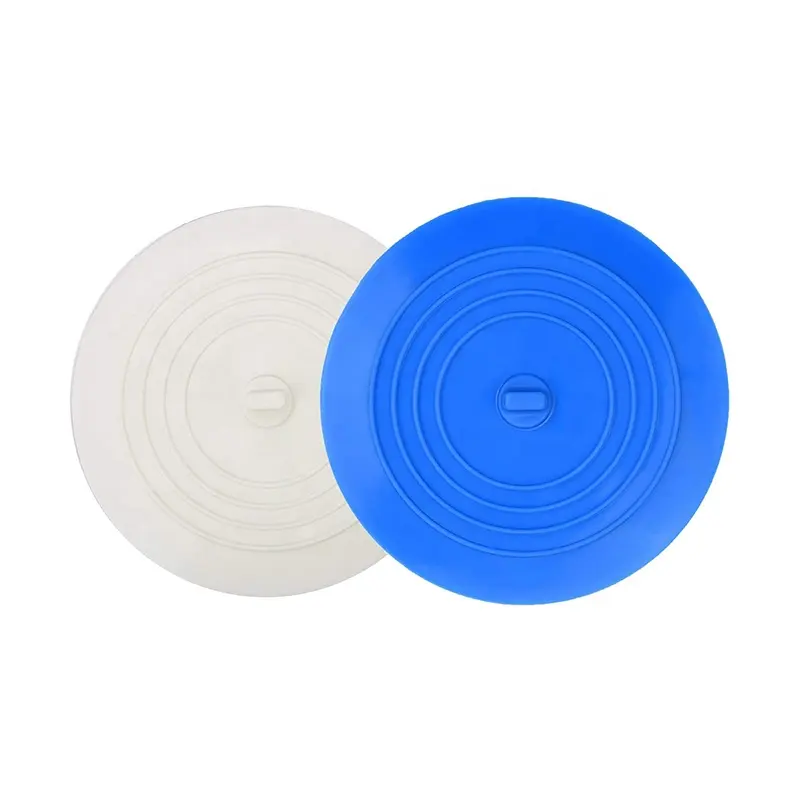 6 inches Large Sink Plugs Silicone Drain Plug Hair Stopper Flat Suction Cover for Kitchen Bathroom and Laundry