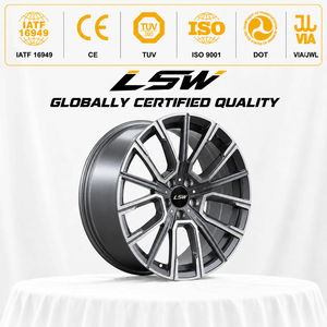 ล้อฟอร์จ LS8141 จากโรงงานโดยตรง สี Gunmetal ขอบขัดเงา ลายซี่ลวดคู่ ขนาด 18 19 20 นิ้ว 5x120 สำหรับ BMW Mercedes Audi - Product Image 3