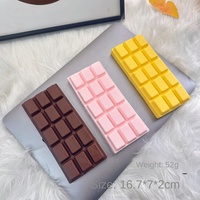 Barre de chocolat souple et moelleuse en PU, jouet à presser à récupération lente, mignon, anti-stress, gadget de décompression, simulation alimentaire, approvisionnement transfrontalier