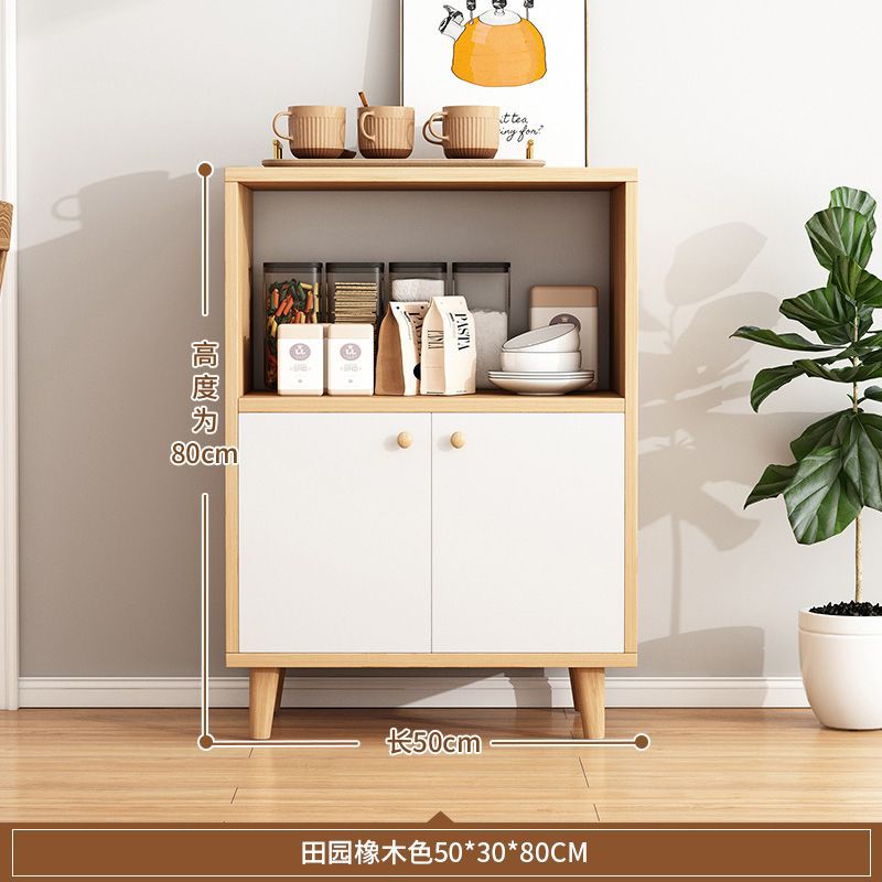 wooden leg model-two doors-one shelf-rustic oak 50*30*80