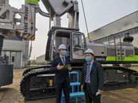 Foreuse rotative ultra-résistante ZR360C, machine de forage de 108 tonnes pour la construction de fondations de ponts à grande échelle