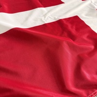 Danemark produits 3x5 FT drapeau danois personnalisé Sublimation Logo impression drapeaux rouge et blanc drapeau imprimante étanche