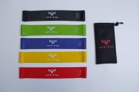 Bandas de Resistencia para Ejercicio, Ecológicas, Duraderas, de Látex, Mini, Personalizadas, para Yoga, Fitness