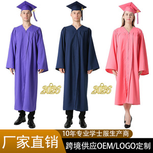 Robe de remise de diplôme universitaire Jing Zherui unisexe adulte Printemps 2026, uniforme scolaire transfrontalier avec étiquette et marqueurs - Product Image 5