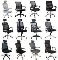Fauteuil de bureau moderne en maille intégrale, pivotant et réglable en hauteur, pour salles de réunion et bureaux gouvernementaux – Nouveau design, vente en gros
