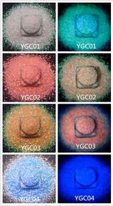 Lumineux phosphorescent lueur foncé paillettes ongles acrylique poudre gobelets résistant aux solvants lâche grosses décorations de noël - Product Image 2