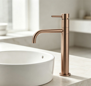 Rubinetto per Lavabo da Scrivania in Ottone Massiccio di Alta Qualità Stile Nobile Girevole a 360° °   Girevole - Product Image 4