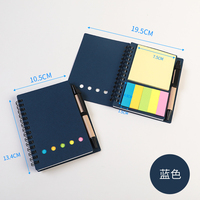 Carnet de notes personnalisé avec logo couleur, 60 feuilles, avec reliure et stylo