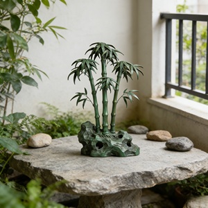 Ornement en Cuivre et Bambou, Symbole de Croissance Continue, Idéal pour l'inauguration d'une maison, l'ouverture d'une entreprise, ou la décoration du bureau ou du salon - Product Image 3