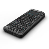 Keyboard Mini Rii X1 Baru 2.4G Wireless Touchpad USB 3.0 Tombol Cherry Desain Ergonomis untuk PC/Laptop