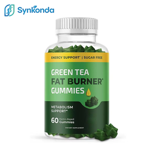 Gummies brûle-graisses au thé vert OEM pour la perte de poids, stimulant du métabolisme, coupe-faim, café vert, Garcinia Cambogia - Product Image 1
