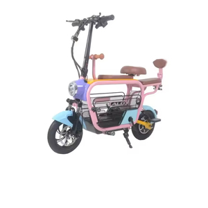 Scooter Eléctrico Mini de <span class=keywords><strong>Dos</strong></span> Plazas en Oferta, <span class=keywords><strong>Bicicleta</strong></span> Eléctrica para Mascotas <span class=keywords><strong>con</strong></span> Asiento para Bebé - Product Image 2
