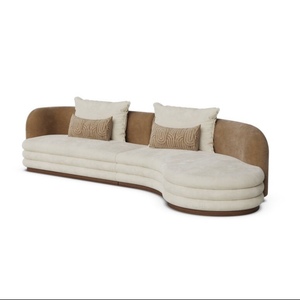 Exclusive Solid Teak <strong>Wood</strong> <strong>Sofa</strong> with Architectural <strong>Frame</strong> Design for Luxury Residential and Hotel Projects - Product Image 4